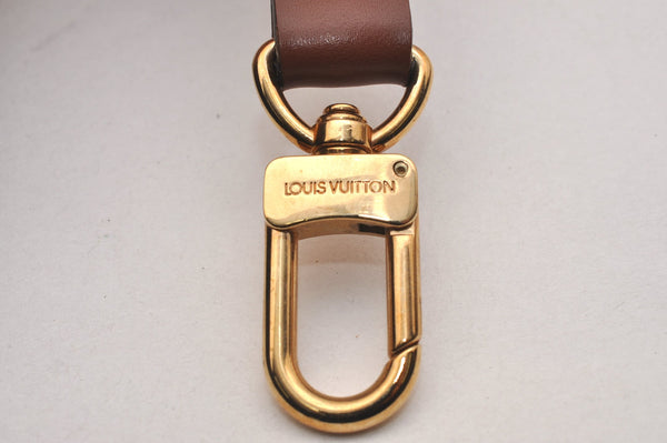 Authentic Louis Vuitton Leather Shoulder Strap Brown 40.6-47.6" LV 7086J