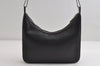 Authentic GUCCI Vintage Shoulder Bag Purse Leather 0013812 Black 7087I