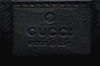 Authentic GUCCI Vintage Shoulder Bag Purse Leather 0013812 Black 7087I