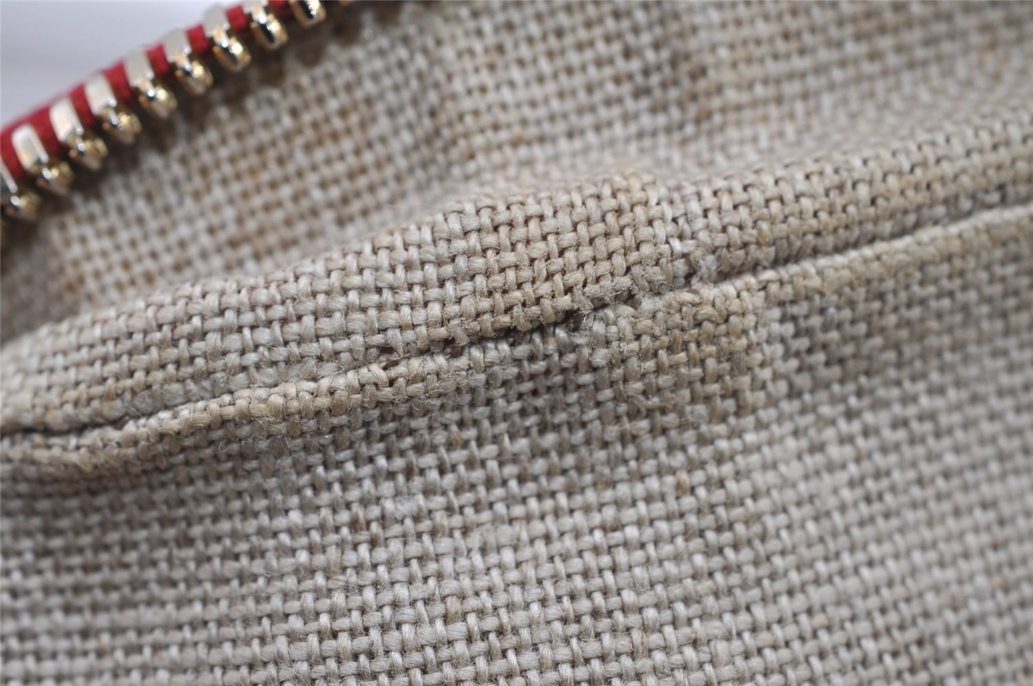 Authentic GUCCI Bree Shoulder Cross Bag GG Canvas Leather 449413 Brown Red 7088I