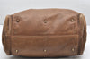 Authentic Chloe Vintage Paddington Leather Shoulder Tote Bag Brown 7088K