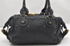 Authentic Chloe Vintage Paddington Leather Shoulder Hand Bag Black 7089K