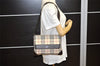 Authentic BURBERRY Nova Check Shoulder Cross Bag Canvas Leather Beige 7094K