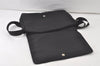 Authentic BURBERRY Nova Check Shoulder Cross Bag Nylon Leather Black 7096K