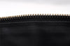 Authentic CHANEL New Travel Line Shoulder Hand Bag Nylon Leather Black 7097I