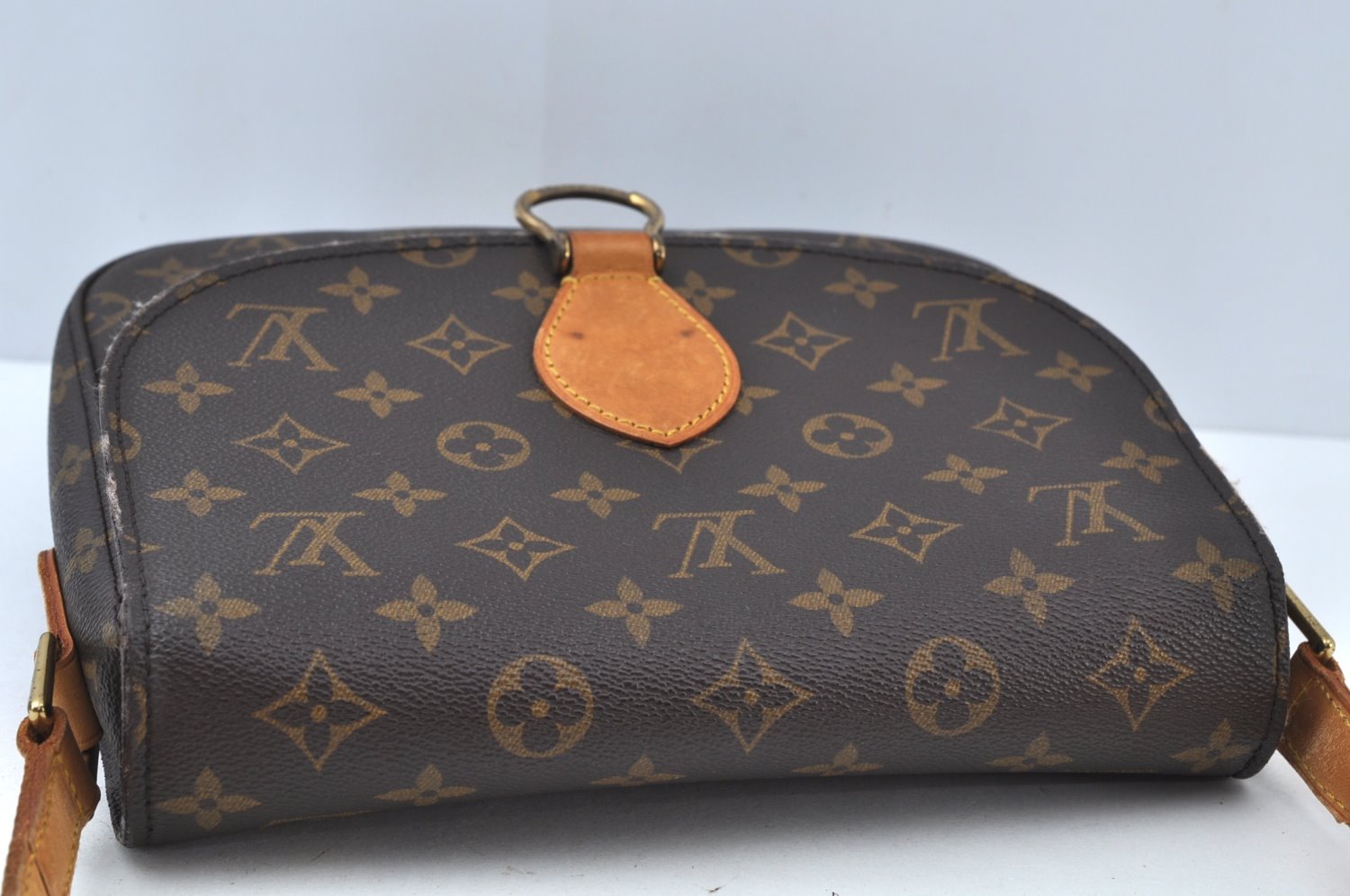 Authentic Louis Vuitton Monogram Saint Cloud GM M51242 Shoulder Cross Bag 7099I