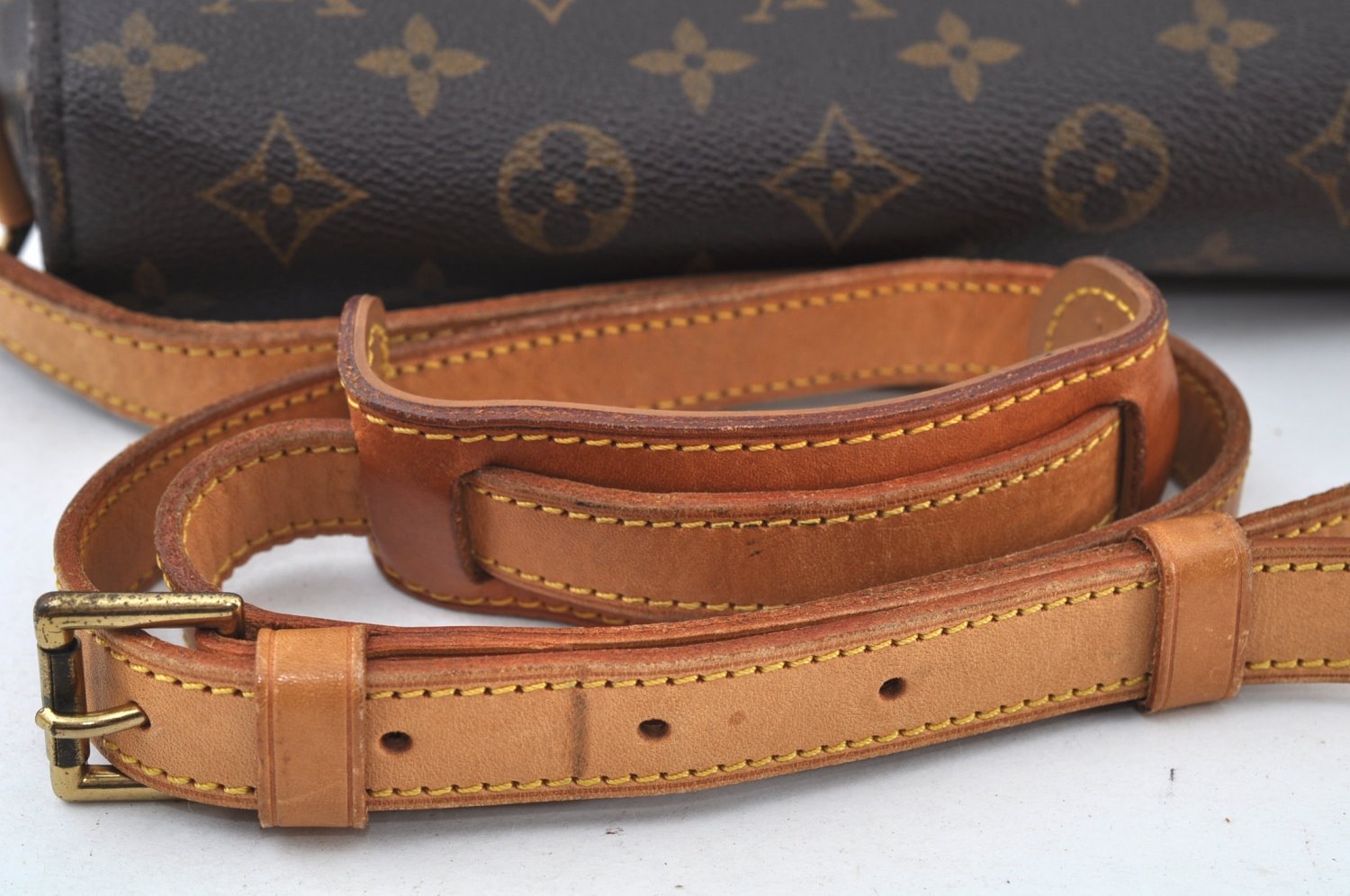 Authentic Louis Vuitton Monogram Saint Cloud GM M51242 Shoulder Cross Bag 7099I