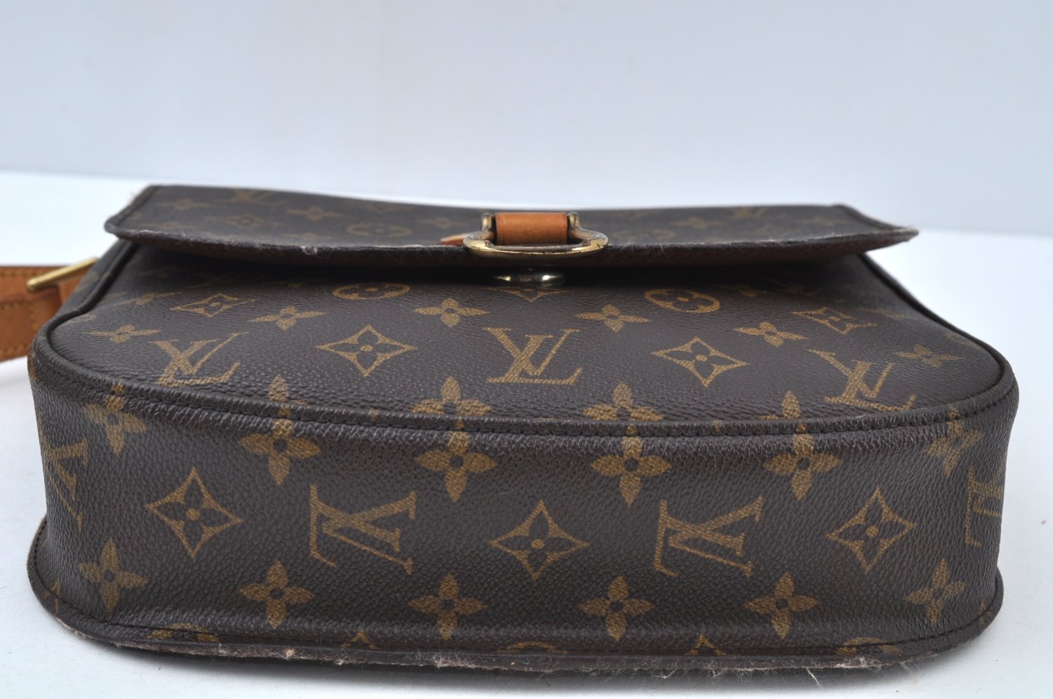 Authentic Louis Vuitton Monogram Saint Cloud GM M51242 Shoulder Cross Bag 7099I