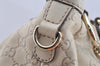 Authentic GUCCI Sukey Guccissima 2Way Hand Bag GG Leather 247902 White 7100I