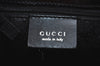 Authentic GUCCI Vintage Shoulder Bag Purse GG Nylon Leather Black Junk 7101G