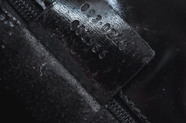 Authentic GUCCI Vintage Shoulder Bag Purse GG Nylon Leather Black Junk 7101G