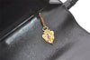 Authentic GUCCI Vintage Shoulder Cross Body Bag Purse Leather Black 7101I