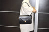 Authentic GUCCI Vintage Shoulder Cross Body Bag Purse Leather Black 7101I