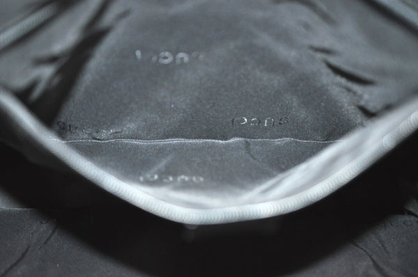 Authentic GUCCI Jackie Shoulder Tote Bag GG Canvas Leather 0021064 Black 7106H