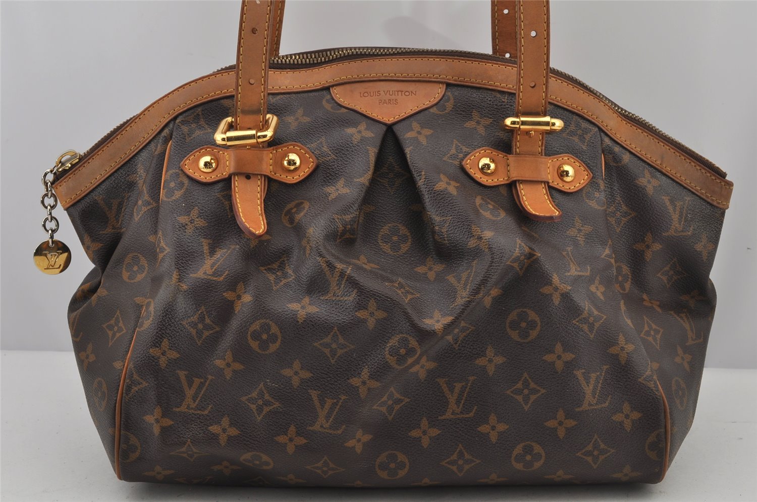 Authentic Louis Vuitton Monogram Tivoli GM Hand Tote Bag M40144 LV 7106J