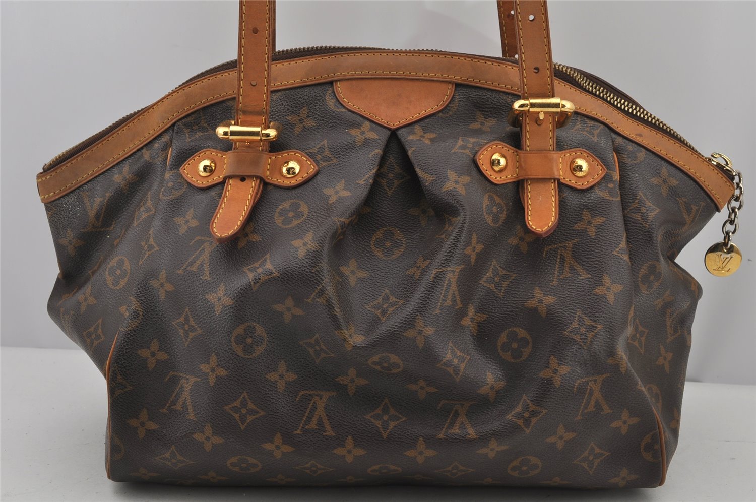 Authentic Louis Vuitton Monogram Tivoli GM Hand Tote Bag M40144 LV 7106J