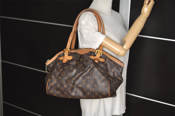 Authentic Louis Vuitton Monogram Tivoli GM Hand Tote Bag M40144 LV 7106J