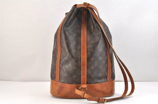 Authentic Louis Vuitton Monogram Randonnee GM Shoulder Bag M42244 LV 7107K