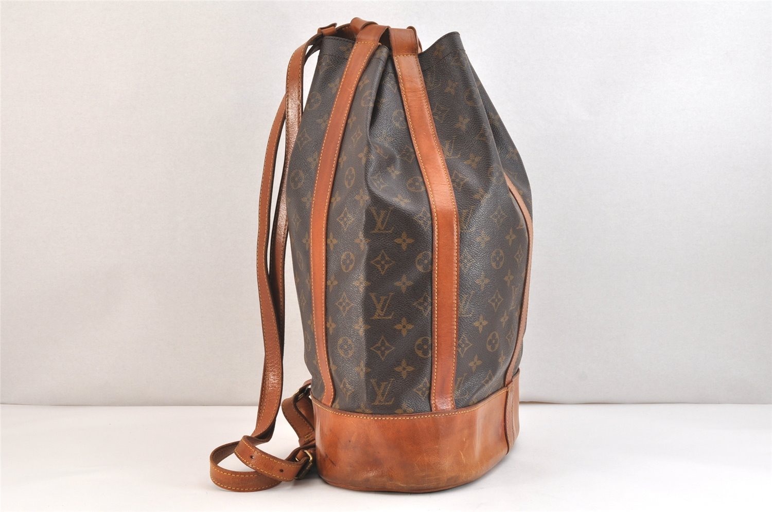 Authentic Louis Vuitton Monogram Randonnee GM Shoulder Bag M42244 LV 7107K