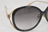 Authentic GUCCI Sunglasses Interlocking G GG 0226SK Titanium Black Clear 7111K