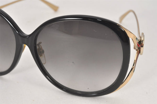 Authentic GUCCI Sunglasses Interlocking G GG 0226SK Titanium Black Clear 7111K