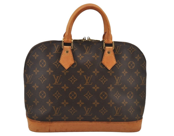 Authentic Louis Vuitton Monogram Alma Hand Bag Purse M51130 LV 7112J