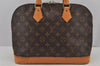 Authentic Louis Vuitton Monogram Alma Hand Bag Purse M51130 LV 7112J