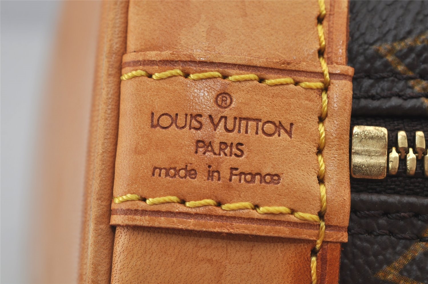 Authentic Louis Vuitton Monogram Alma Hand Bag Purse M51130 LV 7112J