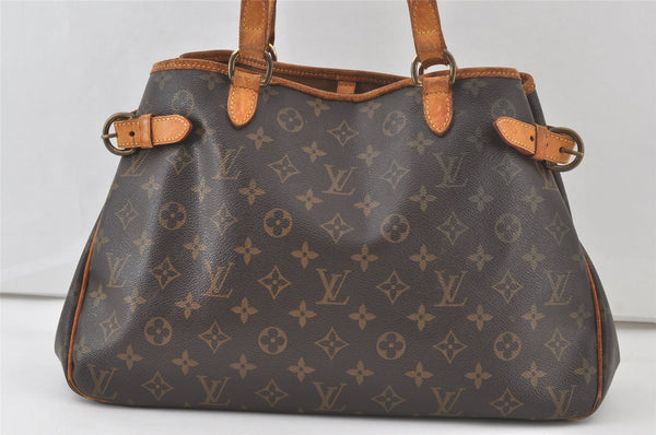 Authentic Louis Vuitton Monogram Batignolles Horizontal Tote Bag M51154 LV 7113K