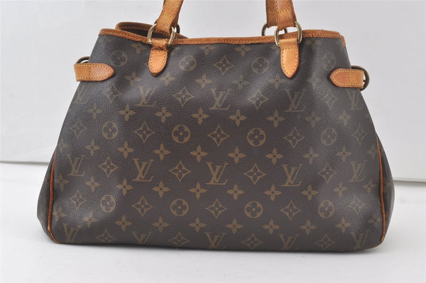 Authentic Louis Vuitton Monogram Batignolles Horizontal Tote Bag M51154 LV 7113K