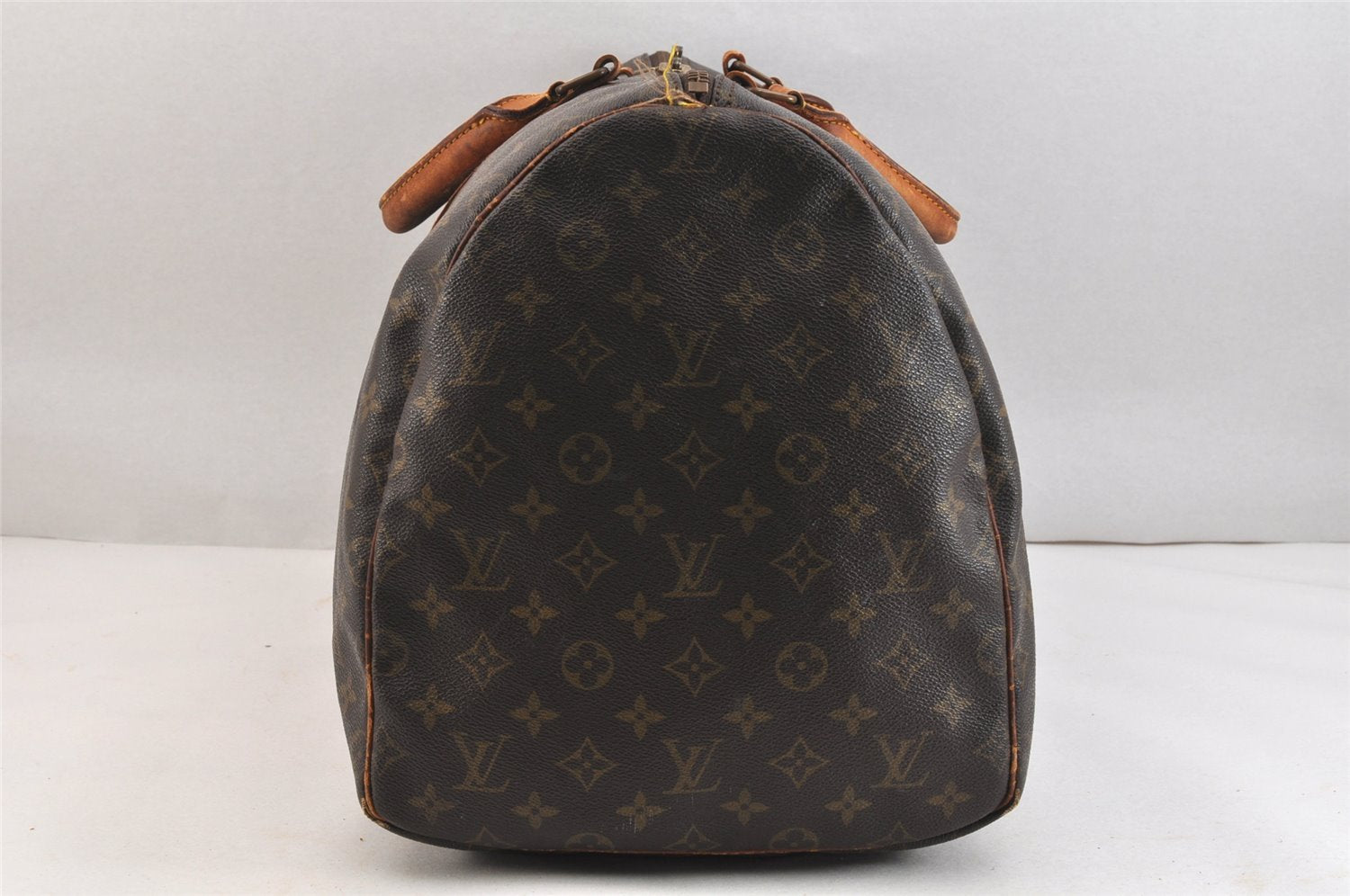 Authentic Louis Vuitton Monogram Keepall 55 Travel Boston Bag M41424 LV 7114K