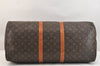 Authentic Louis Vuitton Monogram Keepall 55 Travel Boston Bag M41424 LV 7114K