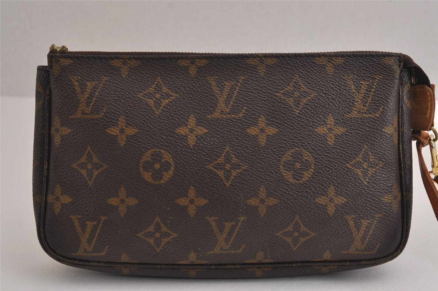 Authentic Louis Vuitton Monogram Pochette Accessoires Pouch M51980 LV Junk 7116J