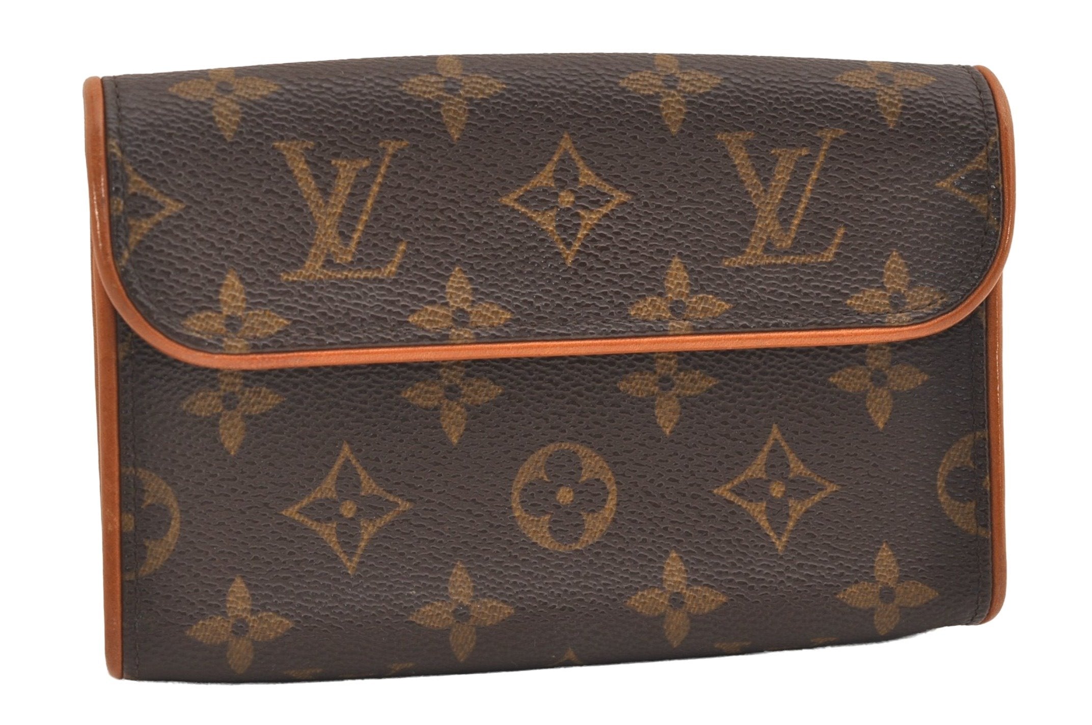 Auth Louis Vuitton Monogram Pochette Florentine Pouch Waist Bag M51855 LV 7117J