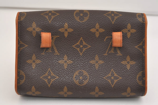 Auth Louis Vuitton Monogram Pochette Florentine Pouch Waist Bag M51855 LV 7117J