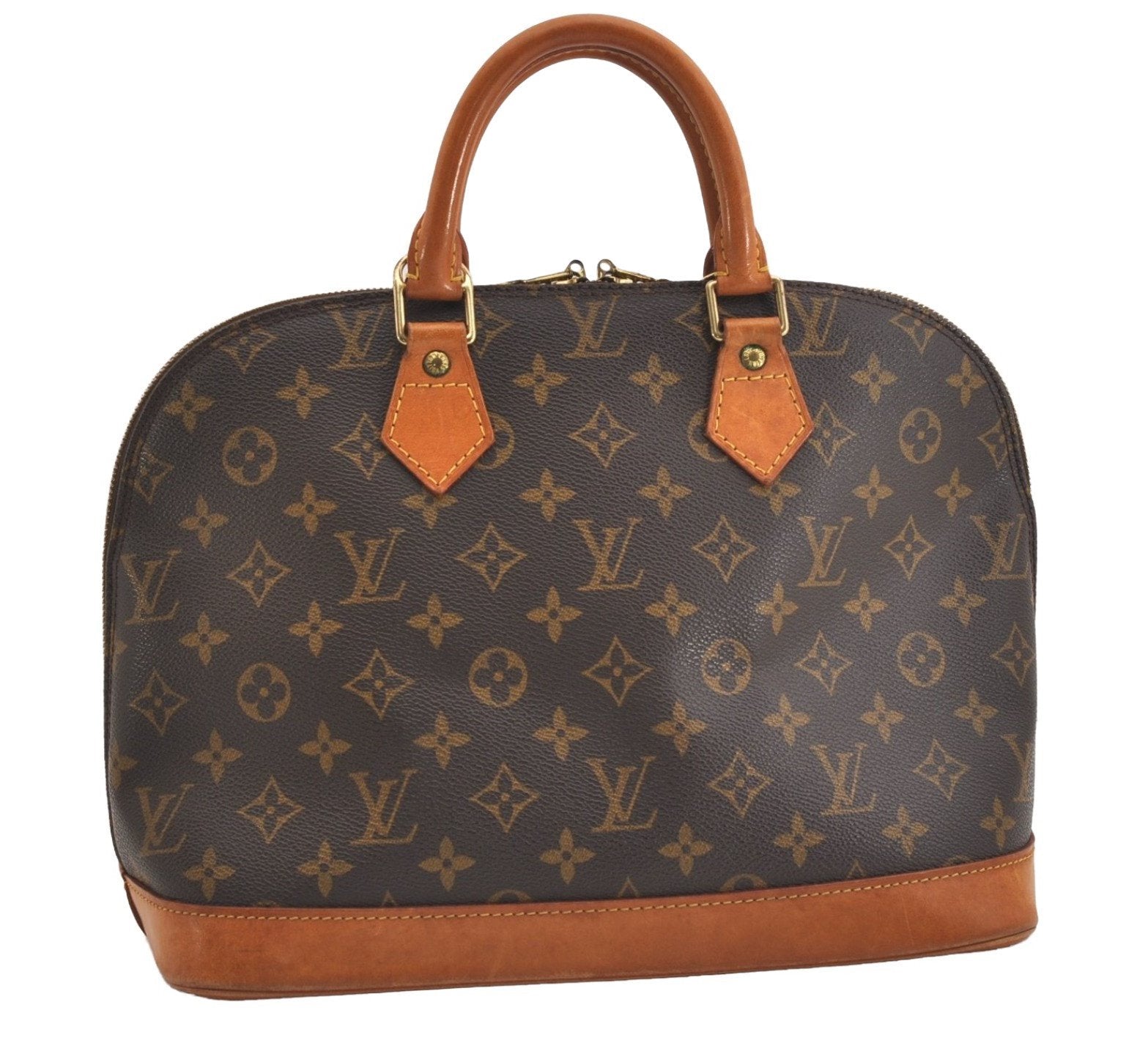 Authentic Louis Vuitton Monogram Alma Hand Bag Purse M51130 LV 7118J