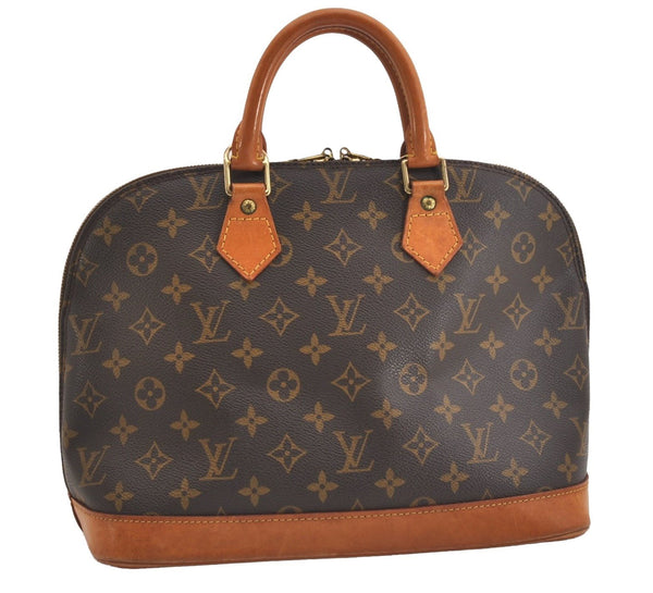 Authentic Louis Vuitton Monogram Alma Hand Bag Purse M51130 LV 7118J