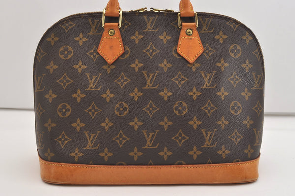 Authentic Louis Vuitton Monogram Alma Hand Bag Purse M51130 LV 7118J