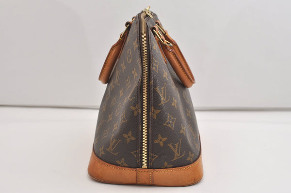 Authentic Louis Vuitton Monogram Alma Hand Bag Purse M51130 LV 7118J