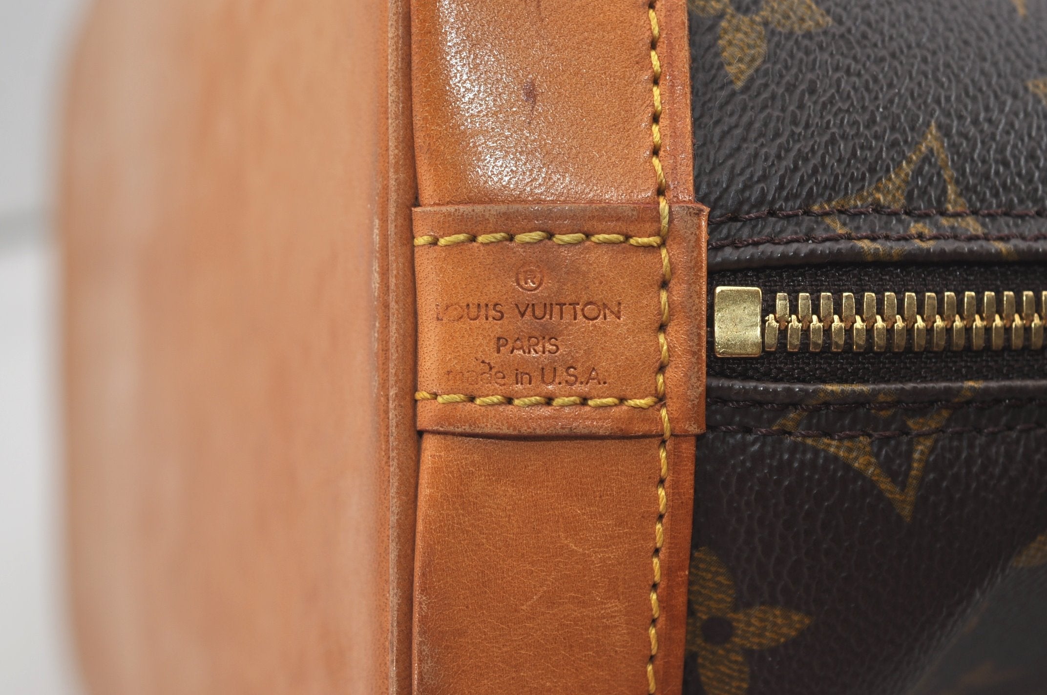 Authentic Louis Vuitton Monogram Alma Hand Bag Purse M51130 LV 7118J