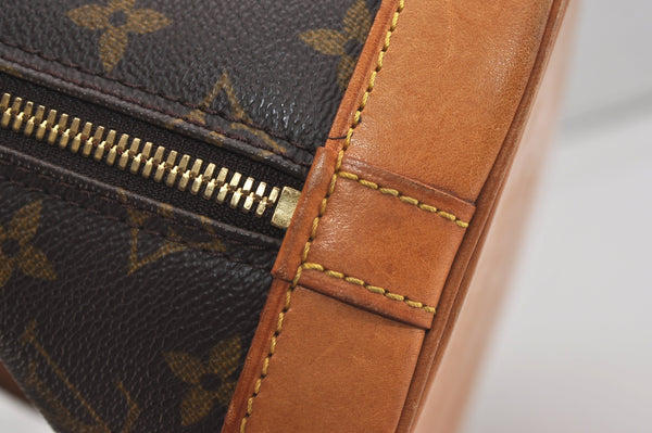 Authentic Louis Vuitton Monogram Alma Hand Bag Purse M51130 LV 7118J