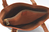 Authentic CELINE Macadam Blason Shoulder Hand Bag Purse PVC Leather Brown 7118K