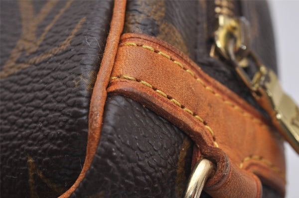 Authentic Louis Vuitton Monogram Trousse Wapiti Mini Pouch M58030 LV 7119I