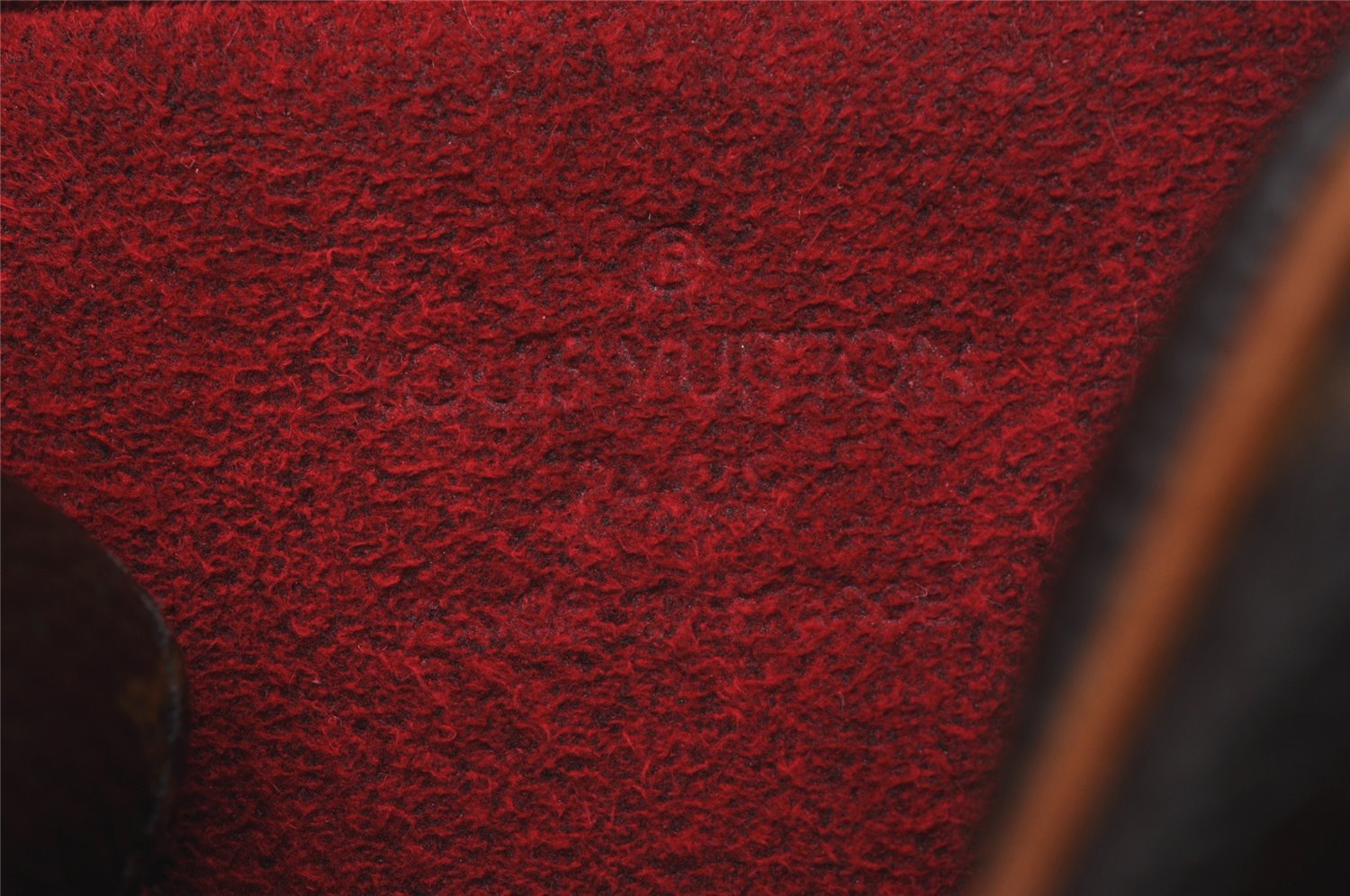 Authentic Louis Vuitton Monogram Trousse Wapiti Mini Pouch M58030 LV 7119I