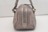 Authentic GUCCI Guccissima Twins GG Leather Hand Bag 232958 Purple 7119J