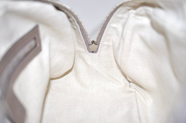 Authentic GUCCI Guccissima Twins GG Leather Hand Bag 232958 Purple 7119J