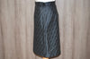 Authentic FENDI Vintage Zucca Skirt Nylon USA 8 Size 36 inch Navy Blue 7119K