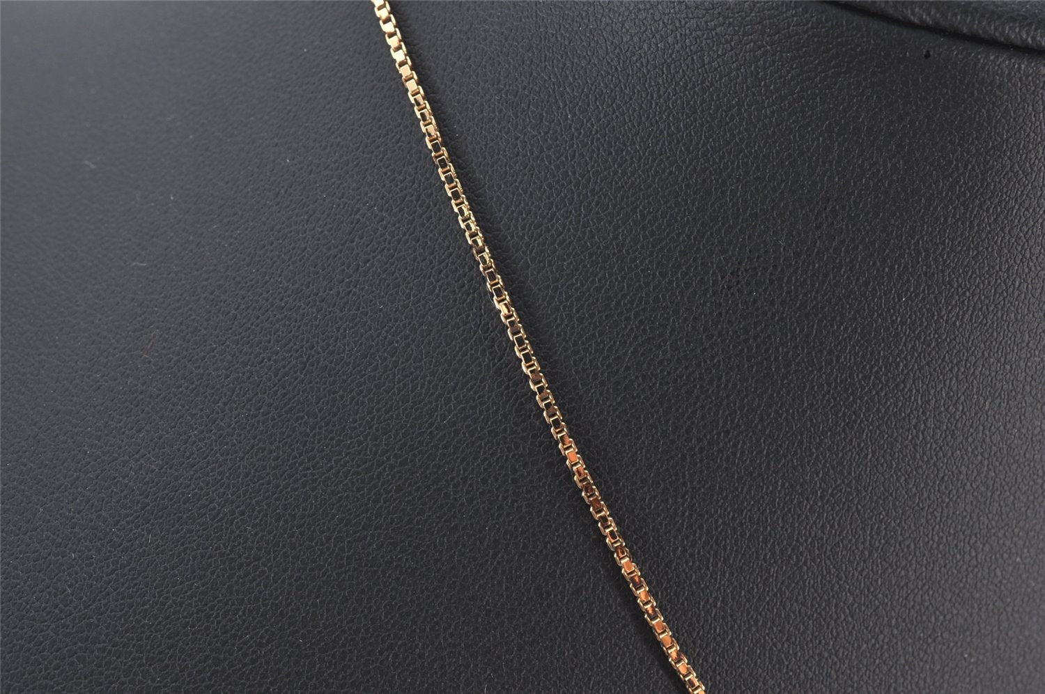 Authentic Christian Dior Gold Tone Chain Pendant Necklace CD 7122K