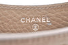 Authentic CHANEL Vintage Calf Skin Soft iPad Tablet Case Purse Beige CC 7123I