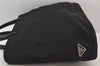 Authentic PRADA Vintage Nylon Tessuto Hand Bag Purse Black 7124K